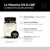 A-LAB Vitamine D3 Liposomale 2000 UI - Assimilation Renforcée - Complément Alimentaire Défenses Naturelles, Immunité, Muscula