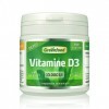 Greenfood Vitamine D3, 10.000 UI, dose élevée, dépôt, 180 comprimés, végan. Contribue à renforcer les os, les dents et le sys