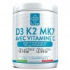 Vitamine D3 K2 Mk7 Avec Vitamine C 200 Comprimés Piulife® Vitamine D 2000 UI, Vitamine K2 200mcg, Vit C 125mg, Vitamines Pour