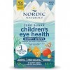 Nordics Lot de 30 bonbons gélifiés pour la santé des yeux des enfants, limonade à la fraise pour enfants, 484 mg total domé