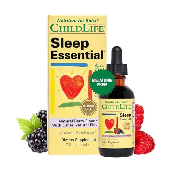 Sleep Essential – Aide au sommeil entièrement naturelle pour enfants, favorise la relaxation et un sommeil sain, sans mélaton