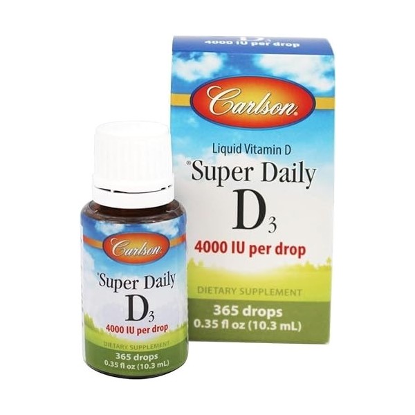 Carlsons Labs Super Daily D3 4000 UI 10,3 ml