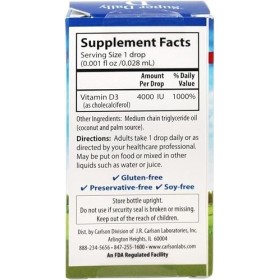 Carlsons Labs Super Daily D3 4000 UI 10,3 ml