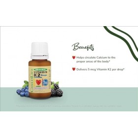 Child Lifes Bouteille en verre à base de vitamine K2 bio 7,5 ml