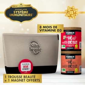 COFFRET IMMUNITÉ – VITAMINE D3 – 2x120 comprimés à croquer – Système Immunitaire – Santé des os – 8 mois de cure – Les Bio Fr