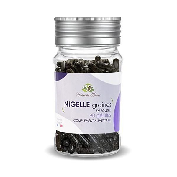 Herbes du Monde - Duo Immunité: Nigelle Sativa & Vitamine D3 Healthy, 180 Gélules - Renforcement Immunitaire, Antioxydant, An