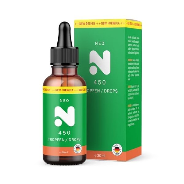 New : Neo N Drops for your Body - La qualité directement pour vous - Gouttes pour hommes & femmes - 30 ml par flacon 5x