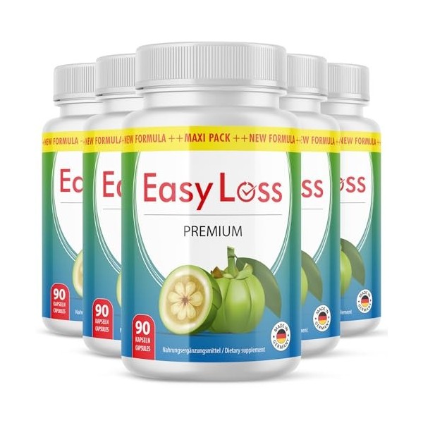 Easy Loss gélules pour perdre du poids | Easy Loss pour Elle et Lui | 90 comprimés 5x