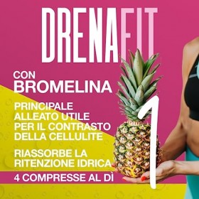 DRENAFIT, Detox Minceur Puissant Et Rapide, perte de poids rapide et efficace, 120 Comprimés avec Bromélina et Garcinia. Maig