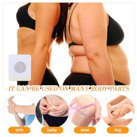 Lotvic Autocollant de Nombril Amincissant, Lot de 60 autocollants pour perdre du poids, Patch de Ventre Amincissant de Mise e