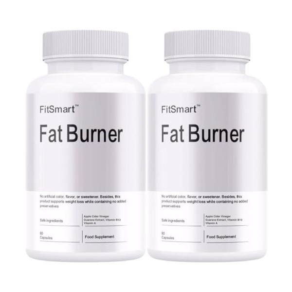 FitSmart Brûleur de graisse 120 capsules - 2 mois dapprovisionnement