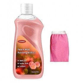 Gel à frotter à la boue - Gommage corporel exfoliant Gommage corporel blanchissant - Naturel et biologique, hydratant et déto