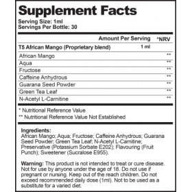 Sérum brûlant les graisses à la mangue africaine – Aide à la perte de poids / Supresseur dappétit cliniquement prouvé 1 fla