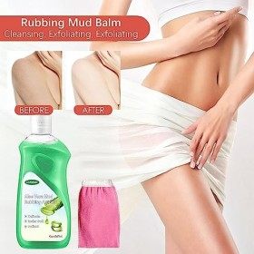 Frotter la boue pour la peau - Mud Scrub Cream Gommage exfoliant pour le corps | Naturel et biologique, hydratant et détoxifi