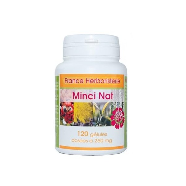 Minci-nat Minceur 120 gélules à 270 MG Poudre Pure.