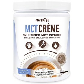 Nutribe MCT Crème 300 g, recette crémeuse, MCT Powder C8-C10, Noix de coco, céto-nutrition et jeûne intermittent
