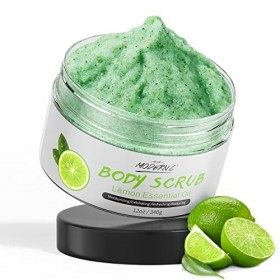 Gommage corporel au citron Sel de la mer Morte biologique naturel Anti-âge et exfoliation Hydrate et nourrit les pieds et la 