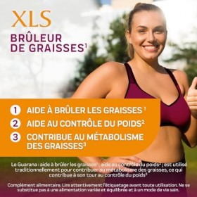 XLS - Brûleur de Graisses 1 - A base dextraits de plantes dorigine naturelle - 90 gélules pour 45 jours