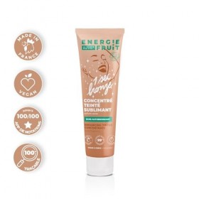 ENERGIE FRUIT | CONCENTRE TEINTE SUBLIMANT CERTIFIE BIO | Sans autobronzant DHA | Nacres et pigments naturels | Corps et visa