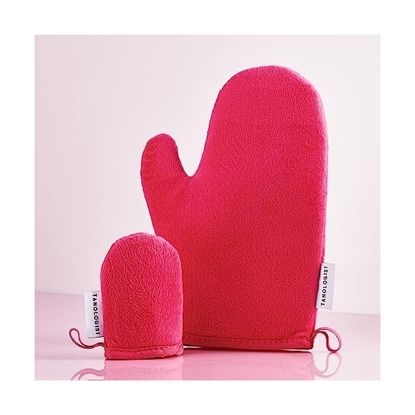 Tanologist Duo de mitaines autobronzantes pour le visage et le corps - réutilisable et lavable en machine