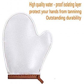 ANSPHIE Kit applicateur 2 en 1 gant autobronzant avec gant autobronzant et applicateur de lotion pour le dos pour votre dos, 