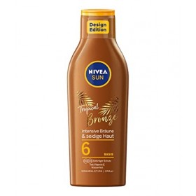 Nivea Sun Tropical Bronze Lotion solaire SPF 6 - Protection solaire pour bronzage longue durée sans autobronzant - à lextrai