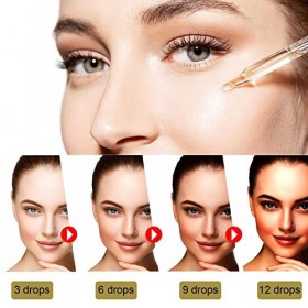 Harilla 5x Gouttes de Bronzage Autobronzantes pour, Faux Bronzage Soleil, Sérum Bronzant Autobronzant Graduel à Construire Ta