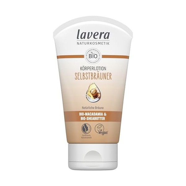 lavera Lotion autobronzante pour le corps - Autobronzant - Bronzage naturel - Hydratant - Végétalien - Cosmétique naturel - 1