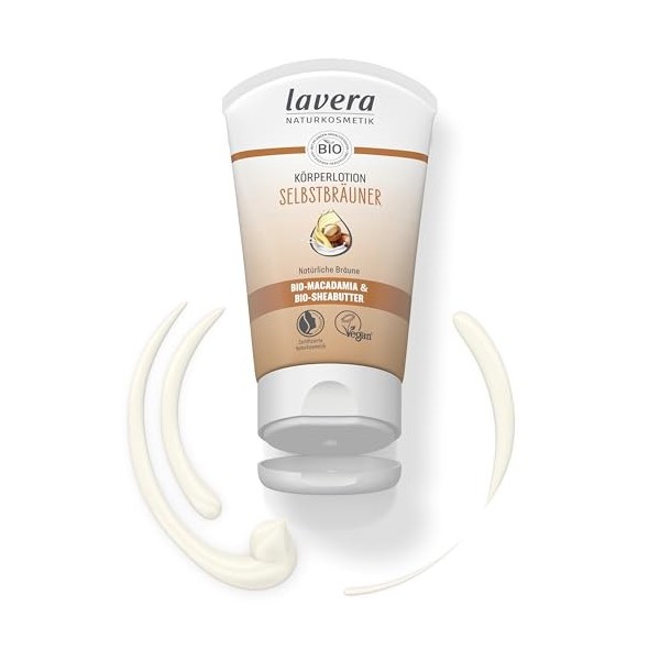 lavera Lotion autobronzante pour le corps - Autobronzant - Bronzage naturel - Hydratant - Végétalien - Cosmétique naturel - 1