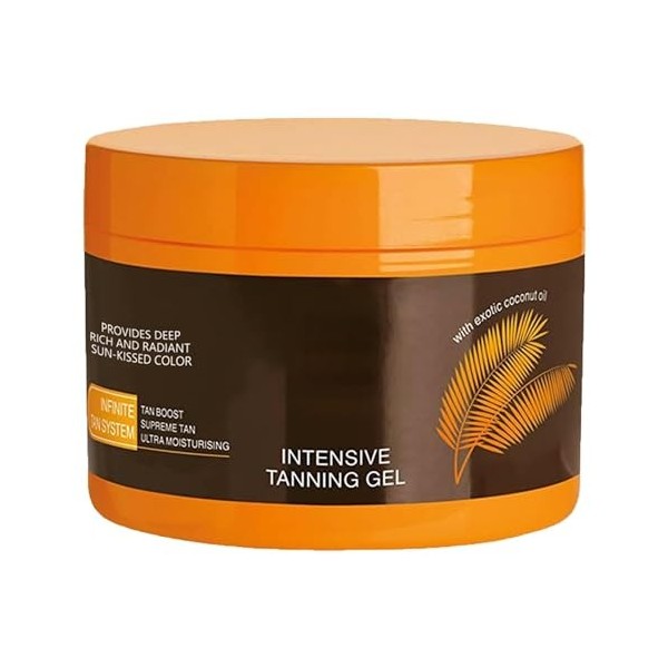 GOUDE 150g Gel de bronzage intensif crème de bronzage huile de bronzage auto-solarium crème corps visage bronzant autobronzan