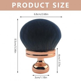 Bekecidi Brosse Autobronzante, Brosse de Bronzage de Maquillage, Brosse Kabuki, Brosse de Maquillage pour le Corps en Or Rose