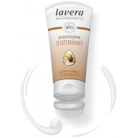 lavera Crème autobronzante pour le visage - Autobronzant - Bronzage naturel - Hydratante - Végétalien - Cosmétique naturel - 