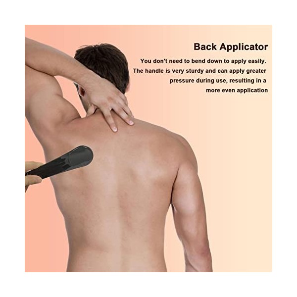 Buerfu Applicateur de lotion pour le dos - Applicateur de crème solaire pliable sans traces pour le dos | Applicateur autobro