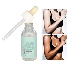 Generic Gouttes Autobronzantes, Huile Autobronzante Biologique, Huile Autobronzante, Raffermissante pour la Peau, Sèche Rapid