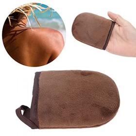 Applicateur Autobronzant, Gants de Bronzage éponge élastique en Microfibre de Autobronzant Réutilisable pour Appliquer de la 