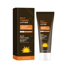Generic Lotion autobronzante pour solarium, crème hydratante bronzante sans soleil, ingrédients naturels, huile, convient à t
