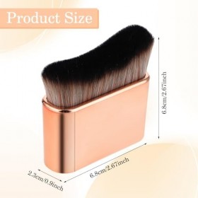 Grand Pinceau Autobronzant Pour Le Corps Sunless Tanner Pinceau De Maquillage Pour Fond De Teint Fard À Joues Bronzer