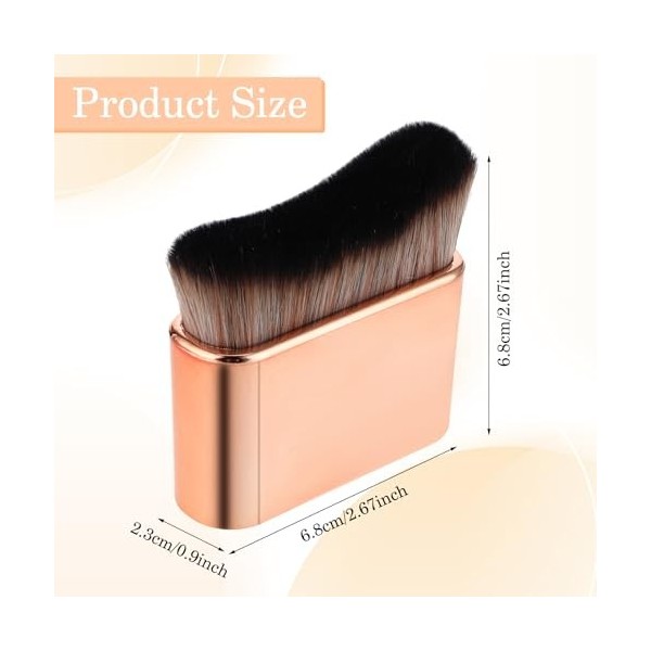 Grand Pinceau Autobronzant Pour Le Corps Sunless Tanner Pinceau De Maquillage Pour Fond De Teint Fard À Joues Bronzer