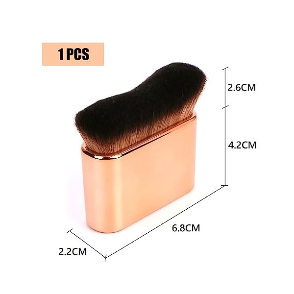 IOSPKKIO® Pinceau autobronzant, Applicateur de Pinceau autobronzant - Pinceau pour Le Corps, Pinceau de Maquillage Faux Bronz