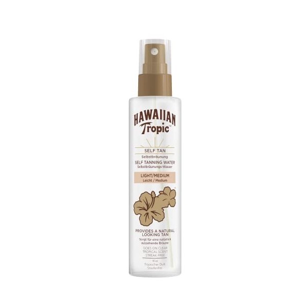 HAWAIIAN Tropic Eau Autobronzante Clair/Moyen - 200ml