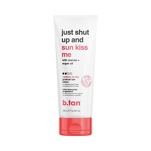 b.tan Lotion autobronzante hydratante et ultra hydratante quotidienne | Just Shut Up and Sunkiss Me Everyday Glow Lotion - in