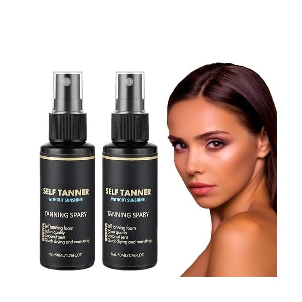 Professionnel Mousse Auto-Bronzante,Mousse autobronzante pour un bronzage Naturel Sans Exposition au Soleil,Hâle Naturel,Hydr