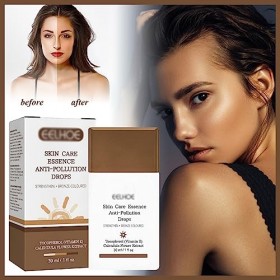 LYJOW Deunk Elephant Bronzi Drops 3 Pcs Dupes Goutte de Soleil Creme Autobronzante Visage