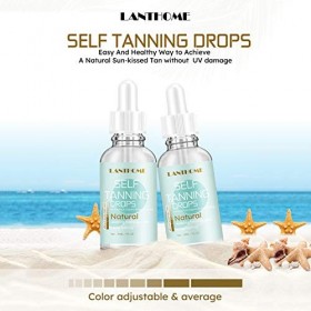 Fesjoy LANTHOME 30 ml gouttes autobronzantes non collantes couleur bronzage rapide moyenne réglable30 ml de gouttes autobronz