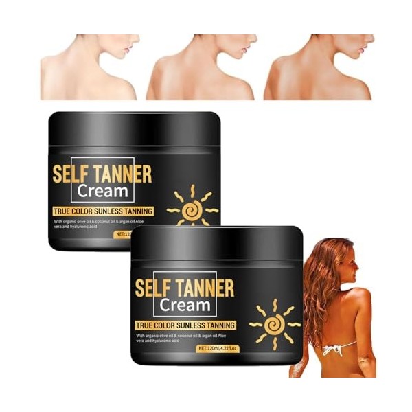 Crème Autobronzante De Luxe Pour Bronzage En Profondeur,gel Crème Accélérateur De Bronzage Naturel,gel De Luxe Pour Bronzage 