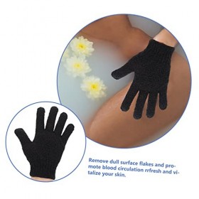 Ipetboom 10 Pièces de bain exfoliants nettoyants pour le corps autobronzant de à cinq doigts de exfoliants propre frotter la 