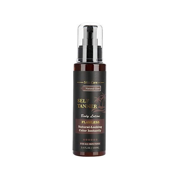 Autobronzant Hydratant Longue Durée Lotion de Bronzage sans Soleil Crème pour le Corps Lotion Autobronzante Soins de la Peau 