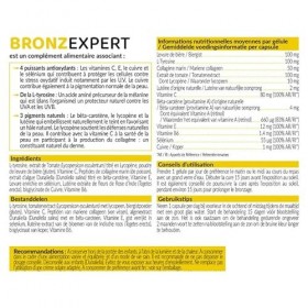 Nutriexpert - BRONZ EXPERT AUTOBRONZANT - Active et prolonge le bronzage - Soutient les défenses naturelles de la peau - Prot