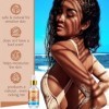 Saluaqui Gouttes Autobronzantes Bronzantes Foncées de 60 Ml, Hydratantes avec un Teint Uniforme pour un Bronzage Soleil, Gout