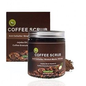 Gommage Exfoliant - Café Gommage Exfoliant Corps et Visage Femme Homme Soin Corporel Enlèvement de la Peau Morte Nettoyage en